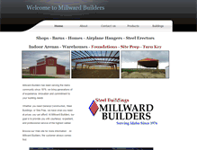 Tablet Screenshot of millwardbuilders.com